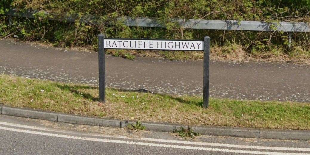 The development would be built off the Ratcliffe Highway. Picture: Google