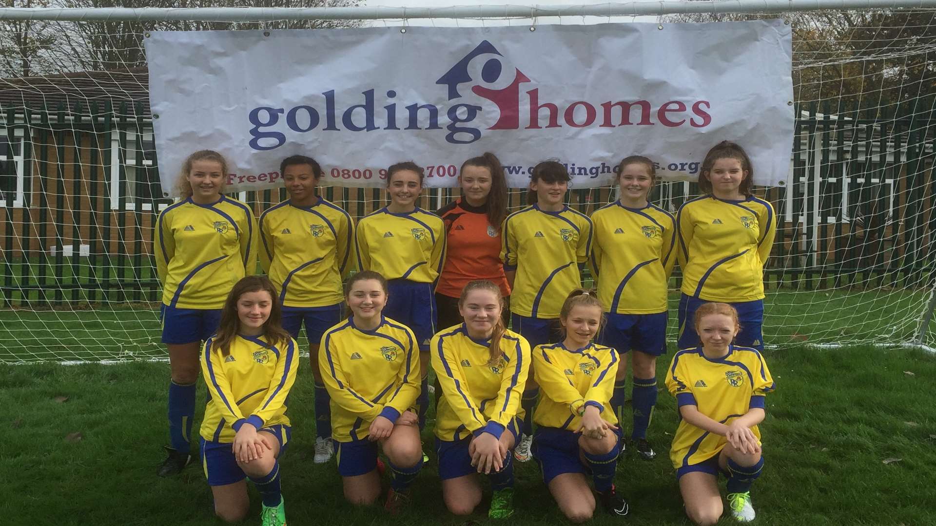The Roseacre Raiders girls football team was among this year's beneficiaries of Golding Vision's Community Chest Grant Fund.