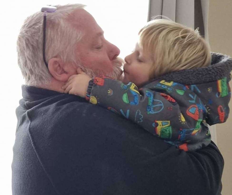 Eamonn Dobbyn from Sevenoaks is enjoying quality time with his two-year-old grandson, Vincent