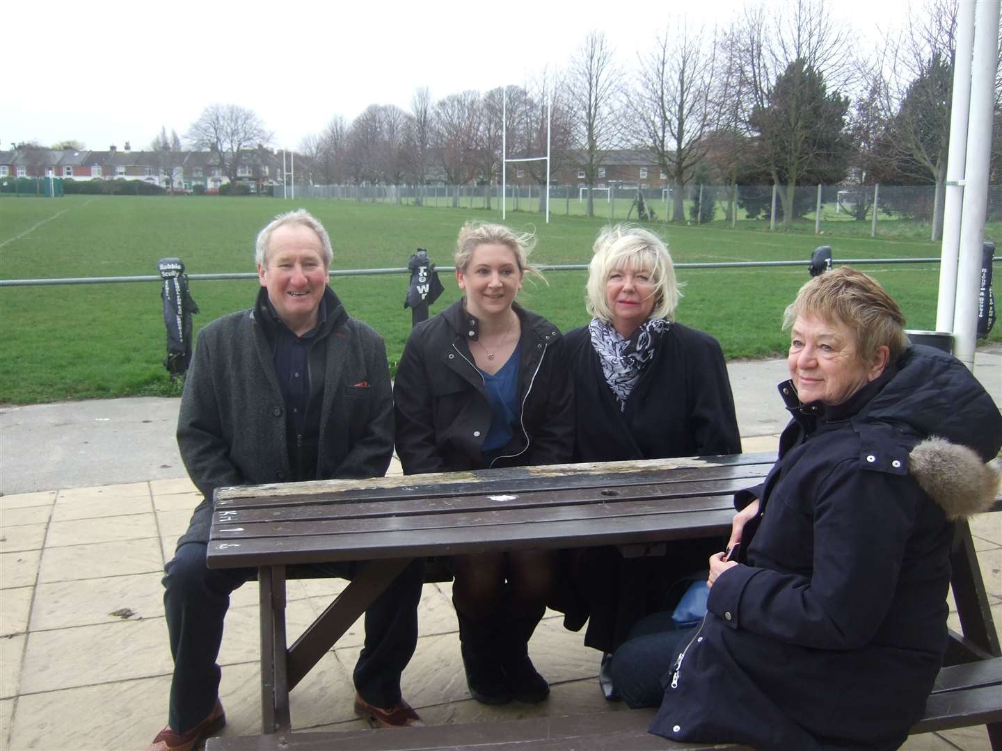 Walmer Sports Spectacular volunteers: chairman David Thompson, Angela Stone, Susan McCarthy and Frances Campbell. Eddie Taylor (not present) makes up the team