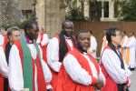 Bishops arriving at Canterbury Catehdral for a service during the Lambeth Conference. Picture: Chris Davey