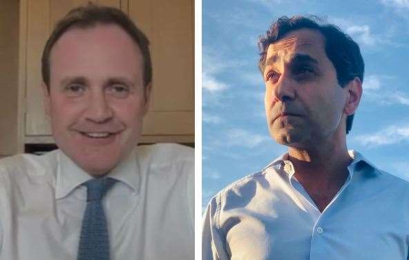Kent MP Tom Tugendhat, left, remains in the contest but Rehman Chishti is out.