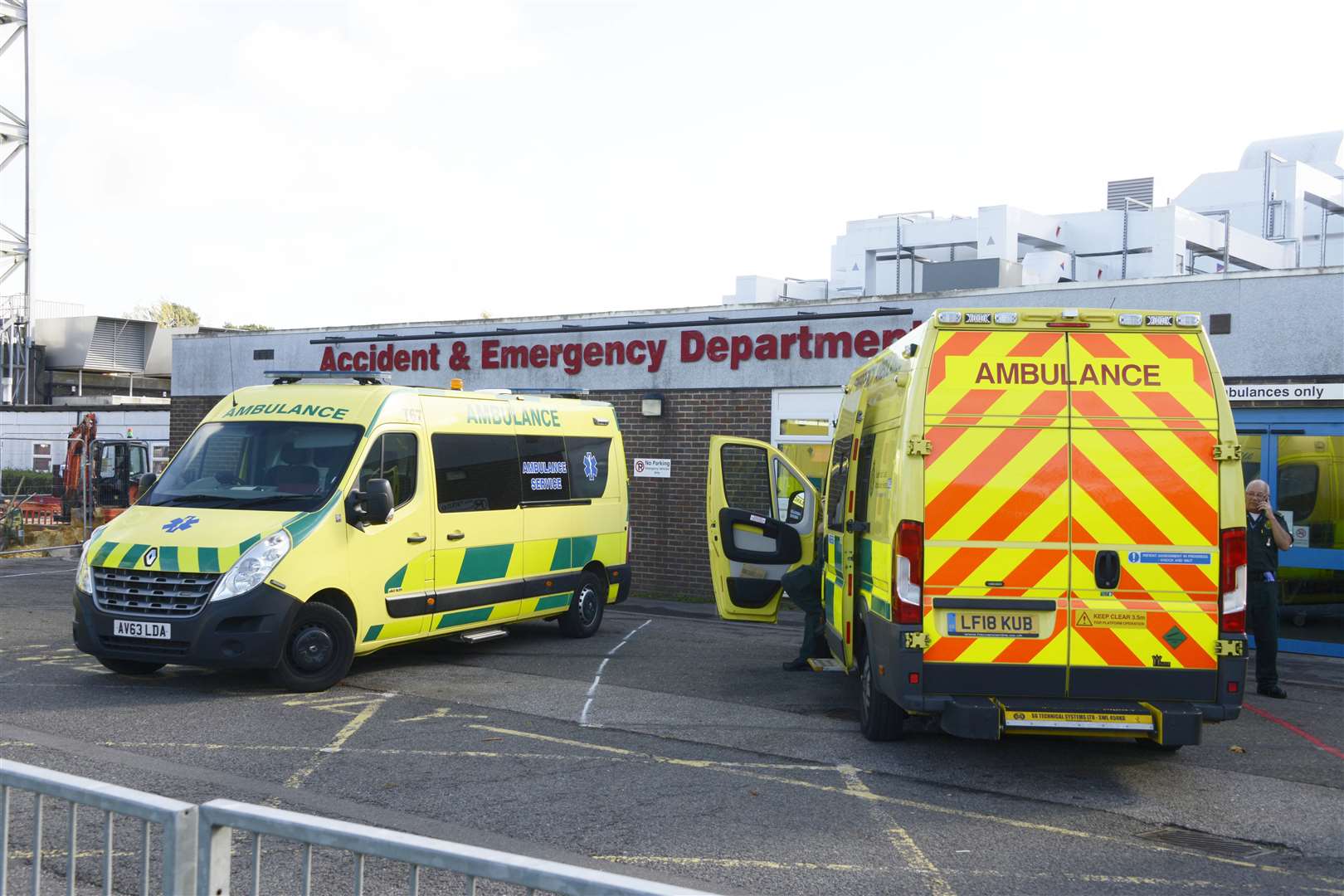 The William Harvey's A&E is currently used by about 280 people each day