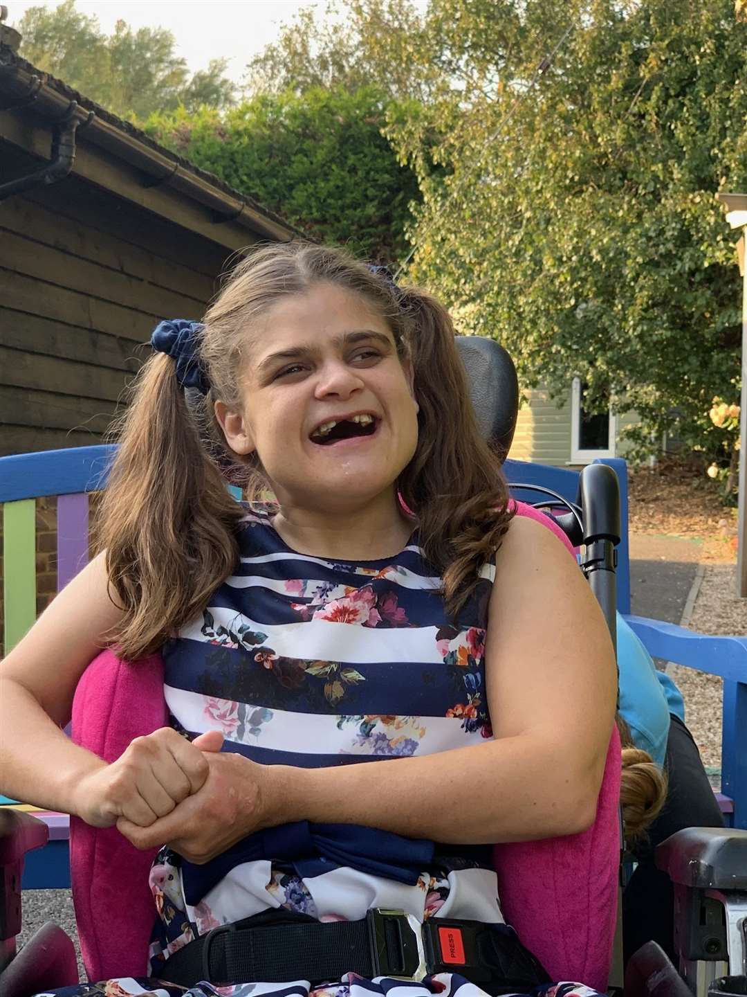 Non-verbal Charlotte, 33, has Rett syndrome and relies on human contact