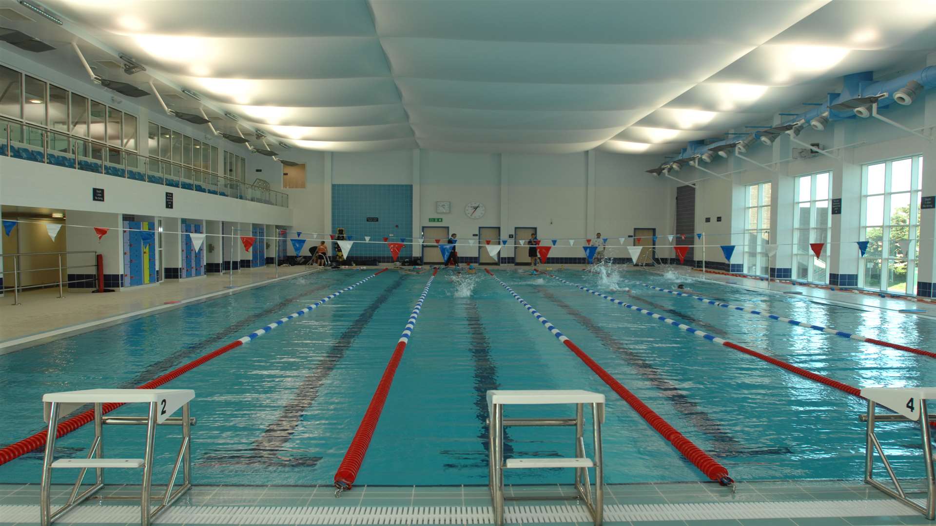 The swimming pool at the Stour Centre