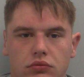 Ryan Evans, of Holloway Road, North London, has been jailed. Picture: Kent Police