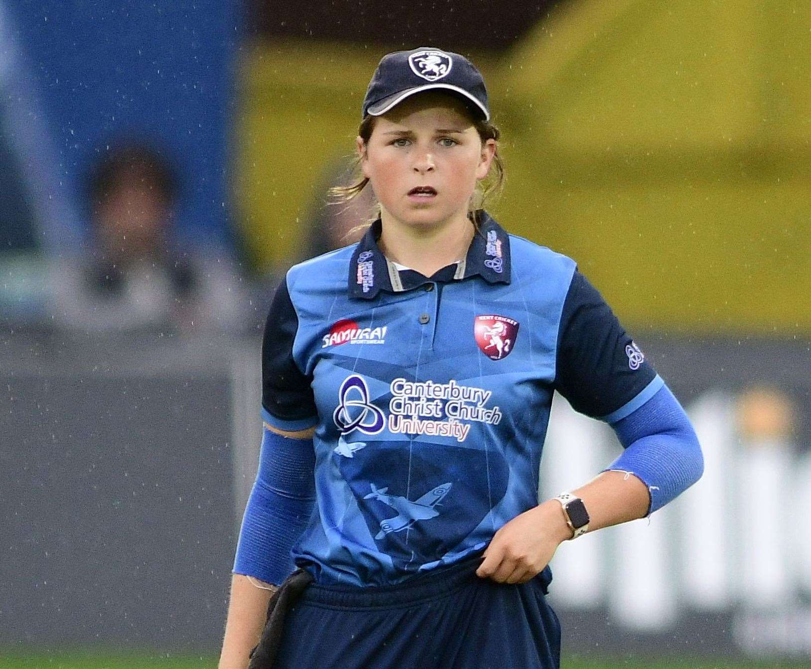 Kent cricketer Grace Scrivens is the leading run-scorer in the Under-19  Women's World T20 Cup as England prepare to face Australia in semi-finals