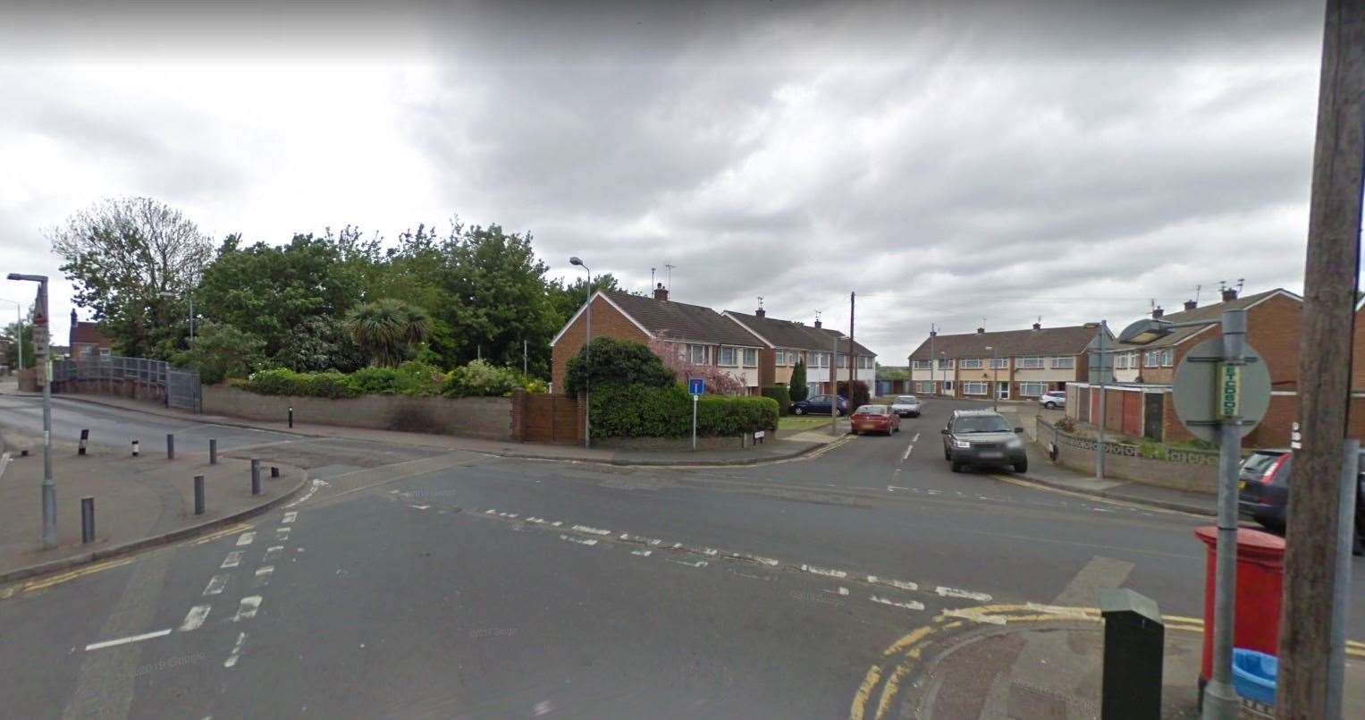 Police arrested a man after being called to a disturbance in Church Road, Murston. Picture: Google (37016125)