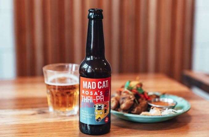 Mad Cat Brewery produces a range of seasonal beers and this in-house beer