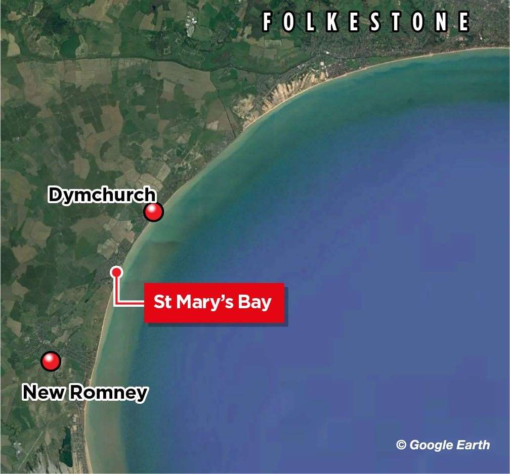 Just miles down the road from Seaside Award-winning Dymchurch is St Mary’s Bay which has a do-not-swim warning