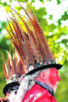 Folk festival feathers
