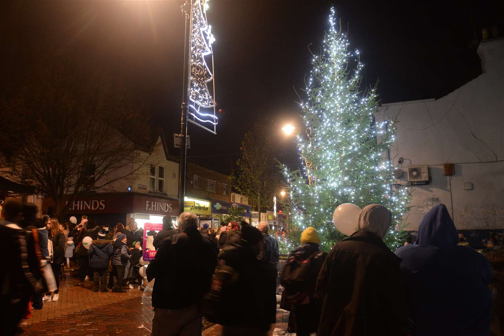 Last year's Christmas lights in Gillingham. Picture: Chris Davey