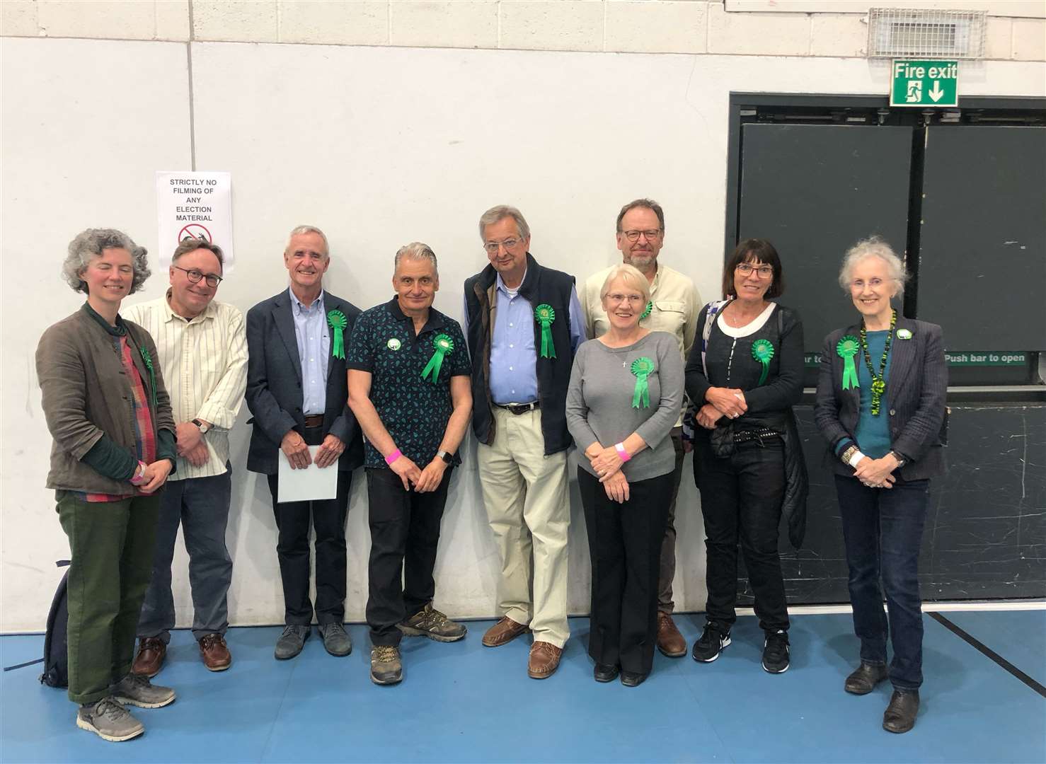 The Green Party won a total of 11 seats - the most in the district