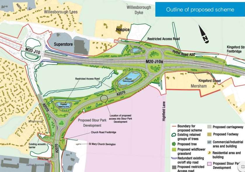 Plans for the new junction are outlined here