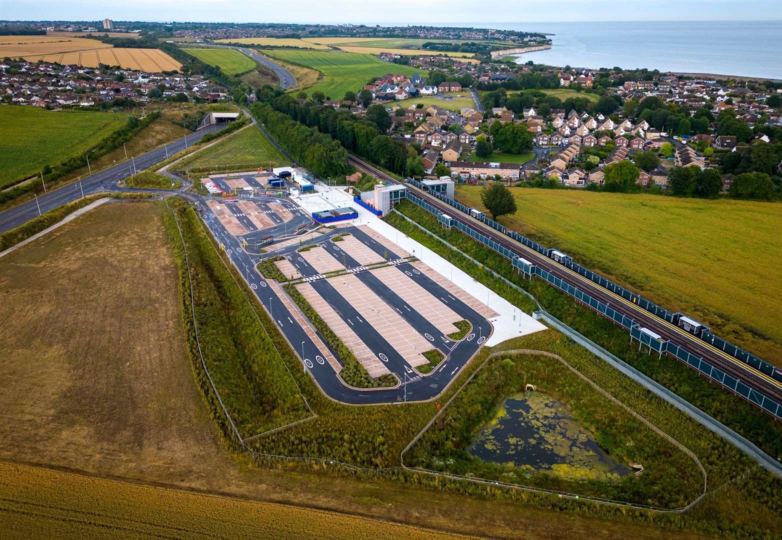 The site is at Cliffsend between Ramsgate and Minster. Picture: on_my_drone