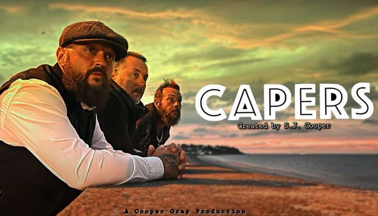 Poster for Capers, billed as Sheppey's first reality sitcom. Picture: Cooper-Gray Productions