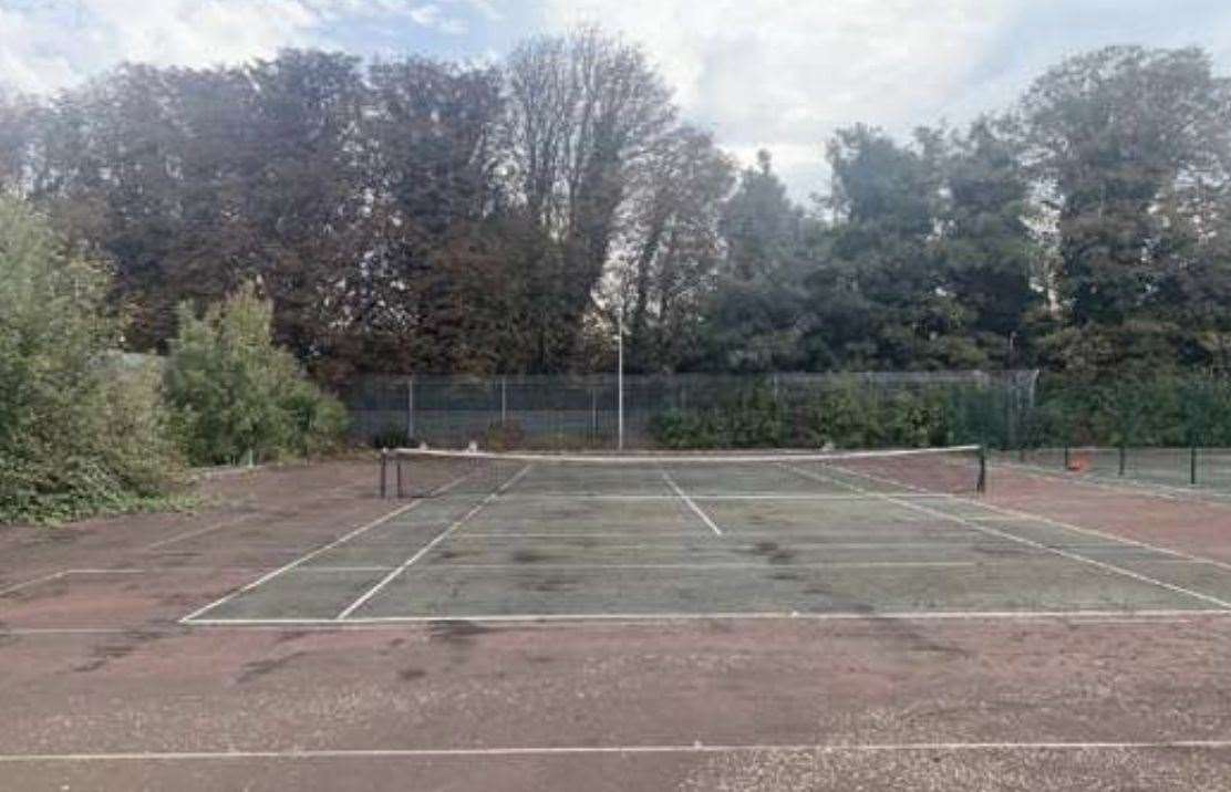 The current derelict court next to TidesPictures: Play Padel Club