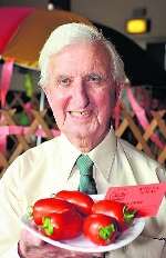 Ken Hougham and his magnificent tomatoes