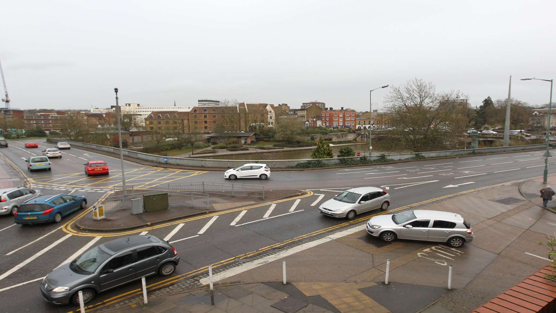 Work will start on the gyratory today. Picture: John Westhrop