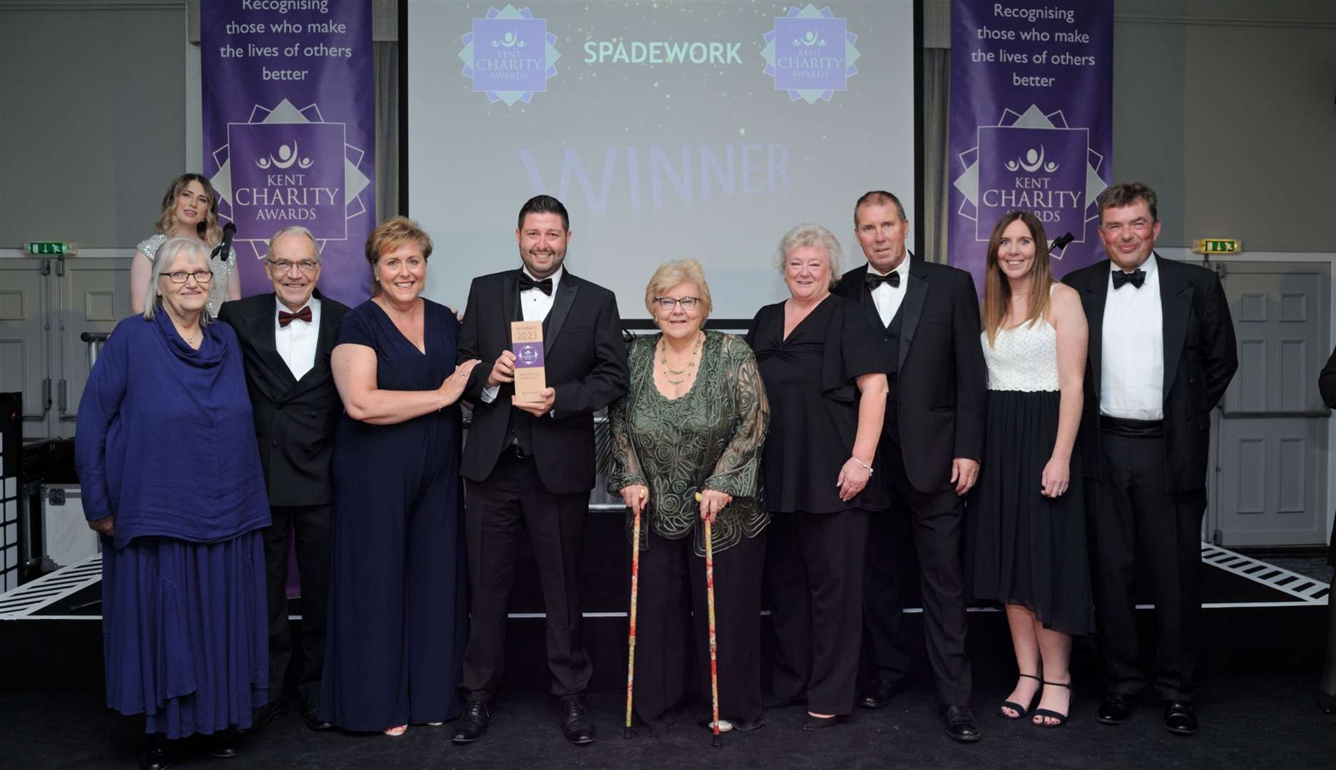Offham-based charity Spadework won Kent Charity of the Year at this year’s Kent Charity Awards. Picture: Simon Hildrew
