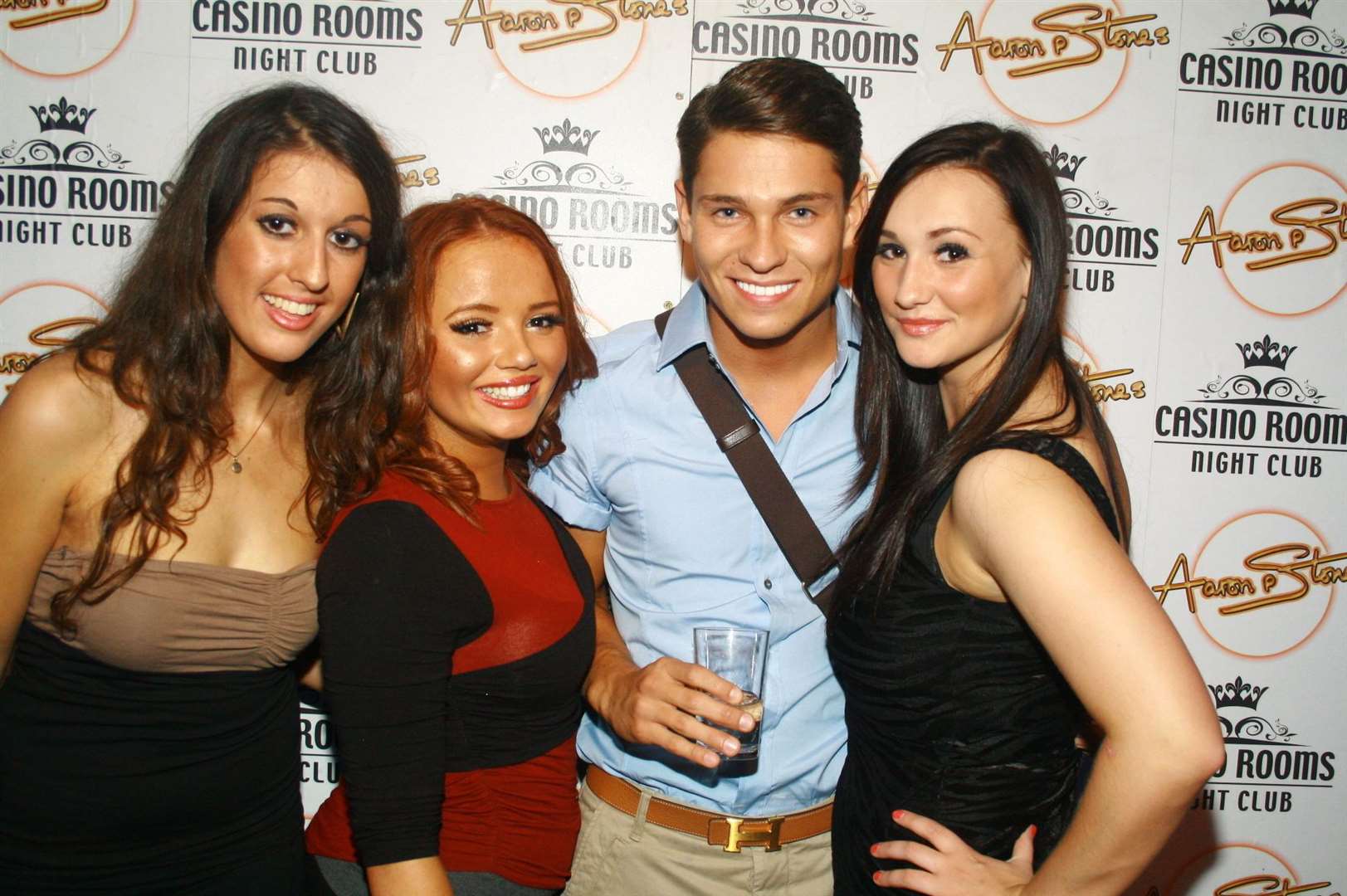 Joey Essex from ITV show The Only Way is Essex at the Casino Rooms nightclub, Rochester.
