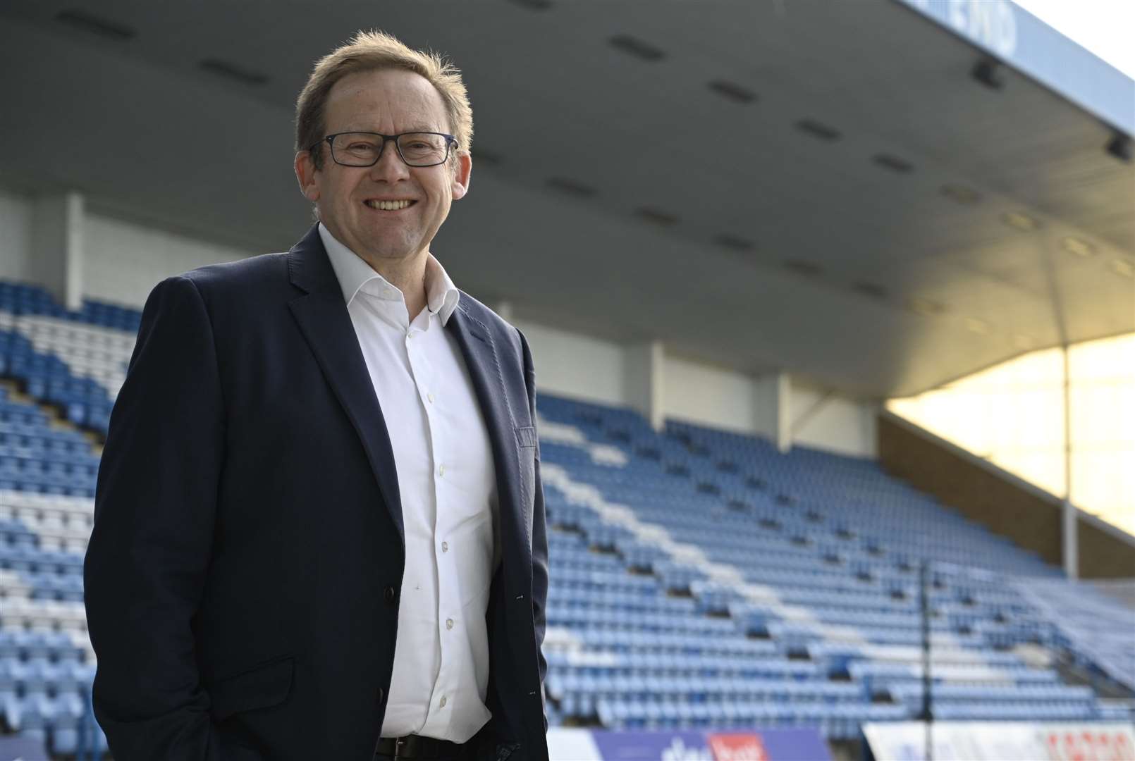 Chief operating officer Paul Fisher wants to improve the fan experience at Priestfield Picture: Barry Goodwin
