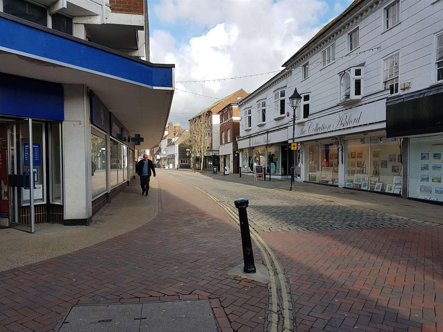 The attack happened in North Street, Ashford