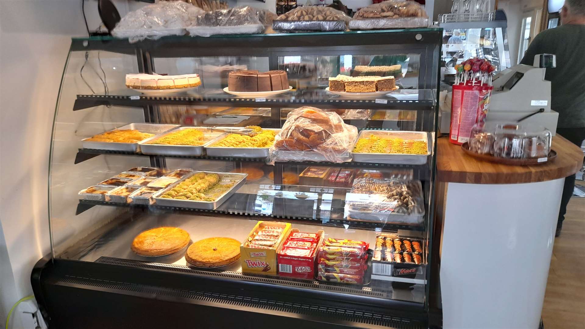 A whole range of pastries, snacks and food are on offer at the Taste of Cyprus cafe