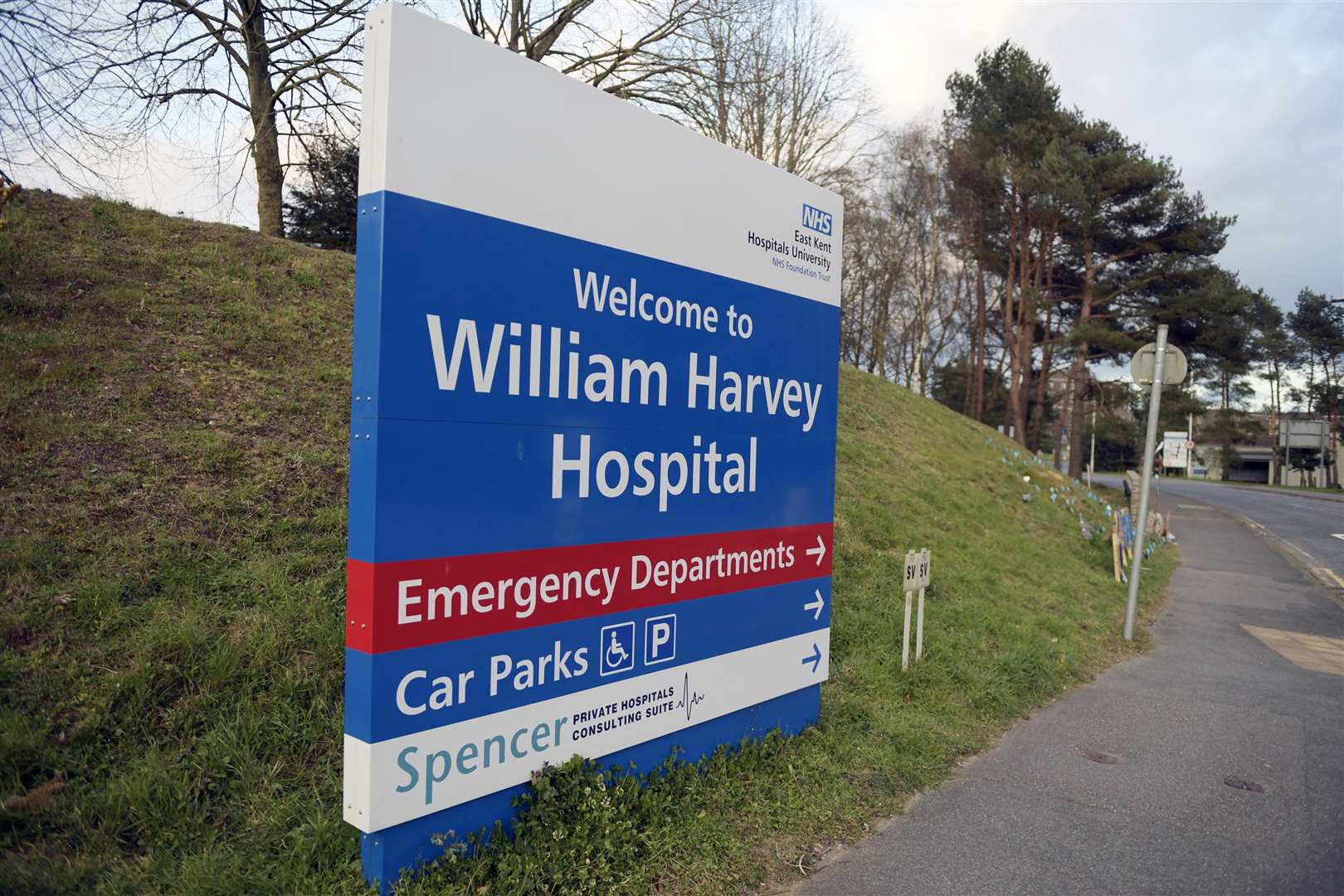 Nearly 900 people have died from coronavirus in the county's hospitals which includes William Harvey hospital in Ashford. Picture: Barry Goodwin