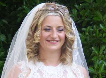 Mariola Cudworth pictured on her wedding day with Jonathon, who has been acquitted of murdering her