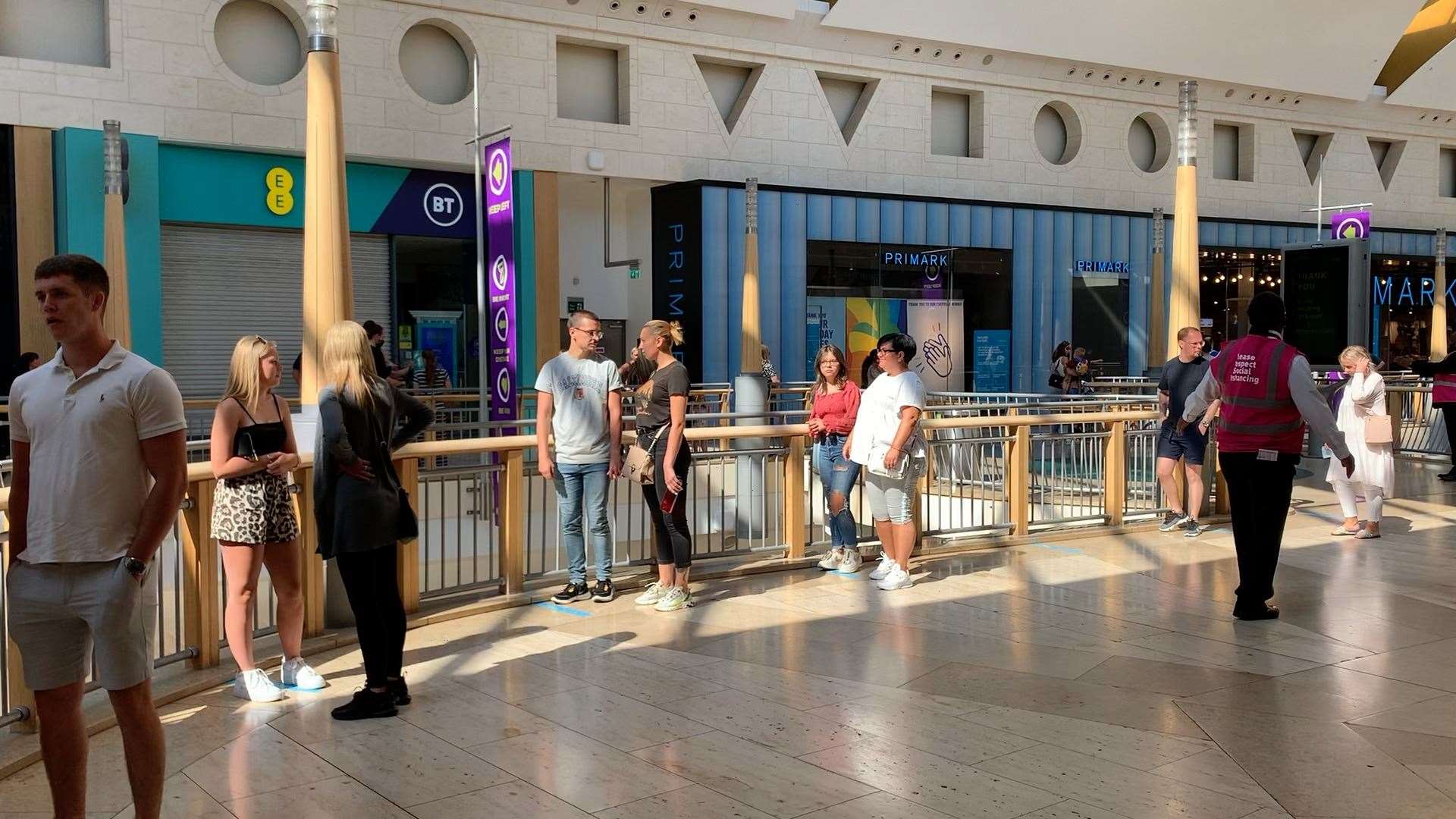 The first shoppers returning to Bluewater as non-essential retailers reopen