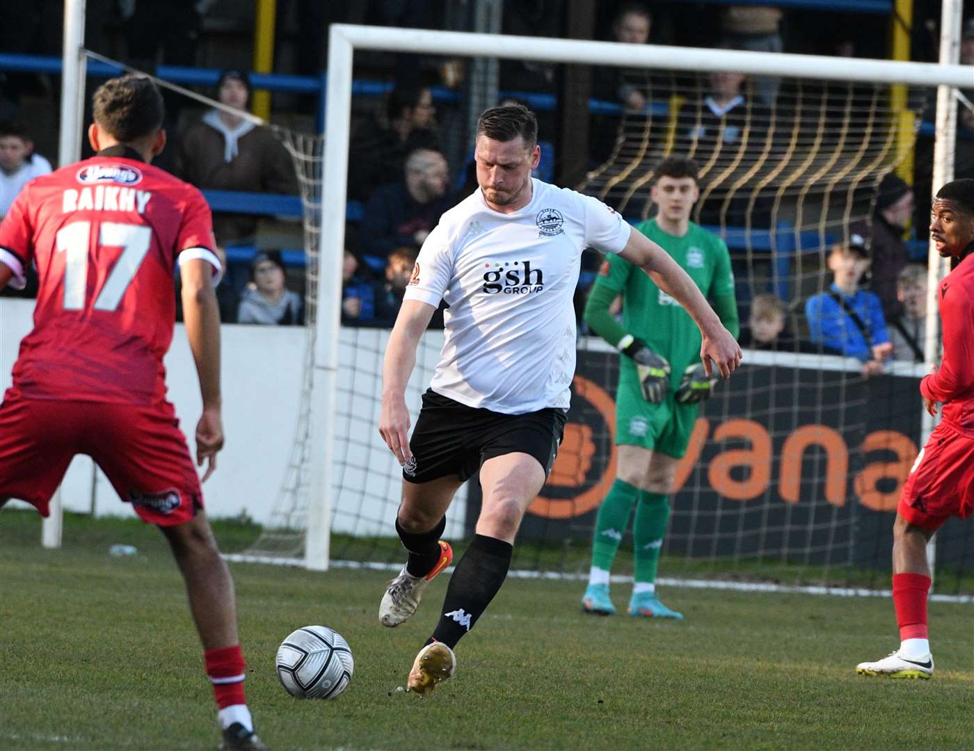 Jake Goodman is set to stay at Dover. Picture: Barry Goodwin