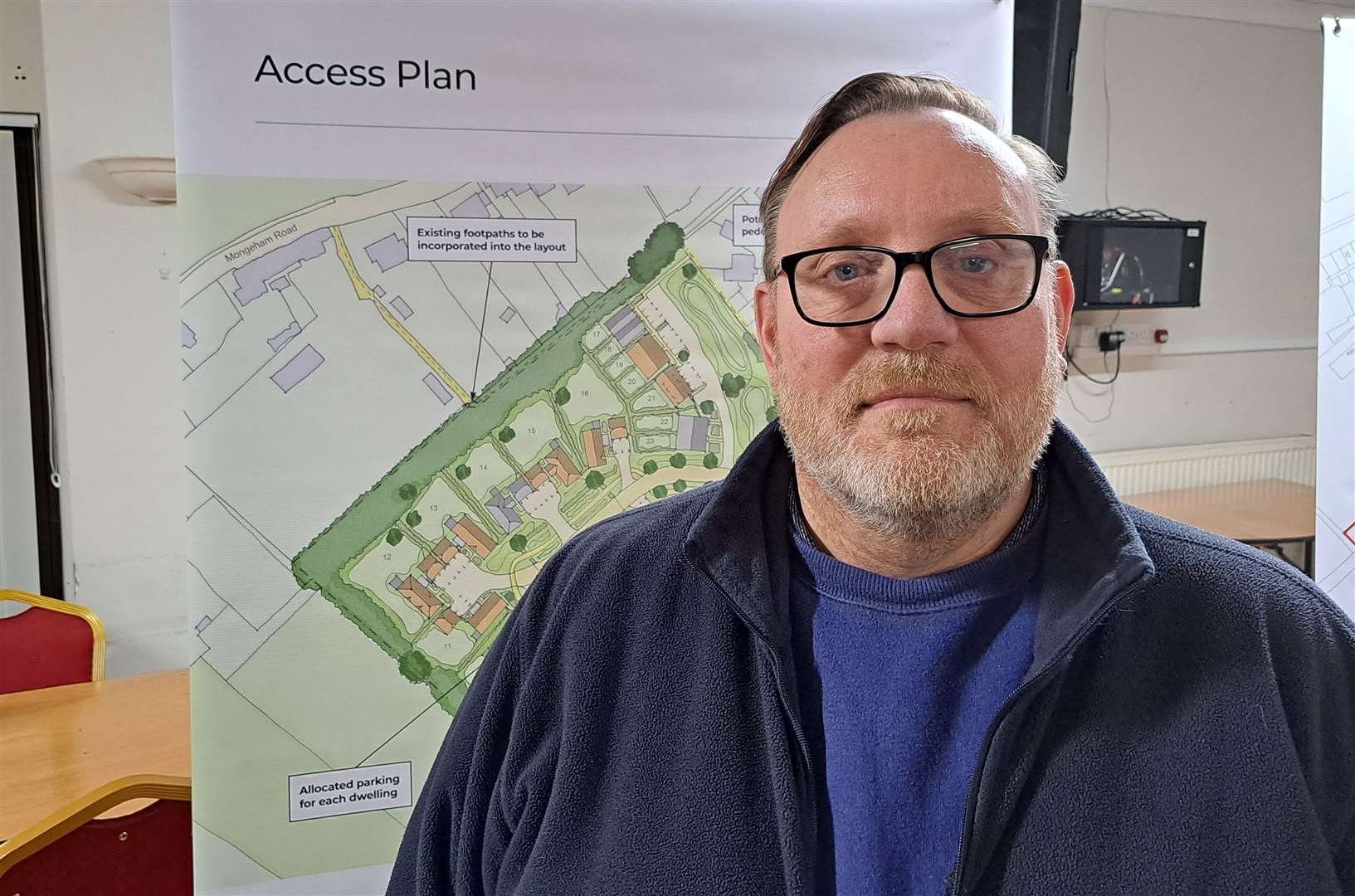 Resident David Harmes says he is "not keen" on the development