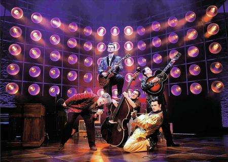 The cast of Million Dollar Quartet. Picture: Maybanks