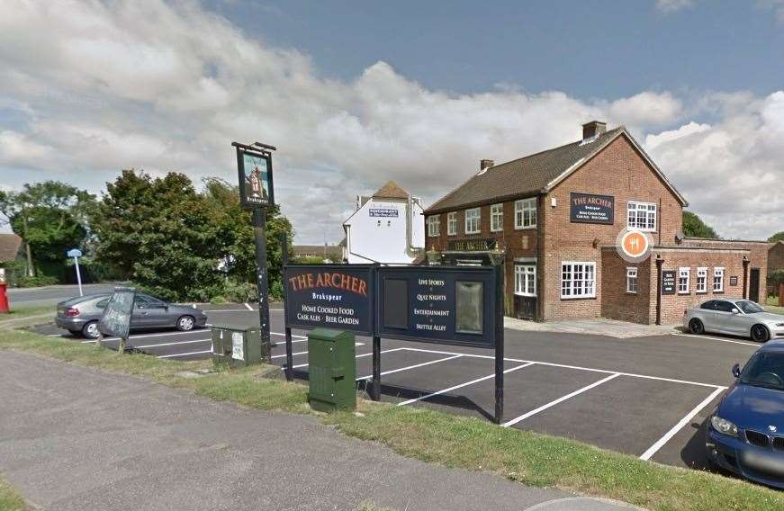The Archer pub in Dover has closed after a customer tested positive for Covid-19 Picture: Google Maps