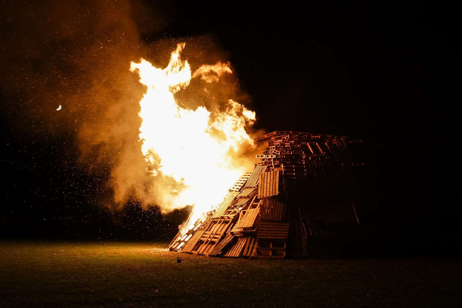 Bonfire night at the Great Lines Heritage Park in Gillingham has been cancelled. Picture: Martin Apps