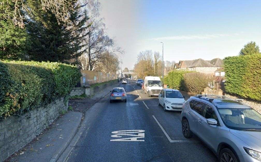A section of the London Road by Buckland Hill in Maidstone is set to be shut. Picture: Google