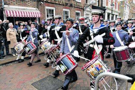 Cadets parade through Rochester
