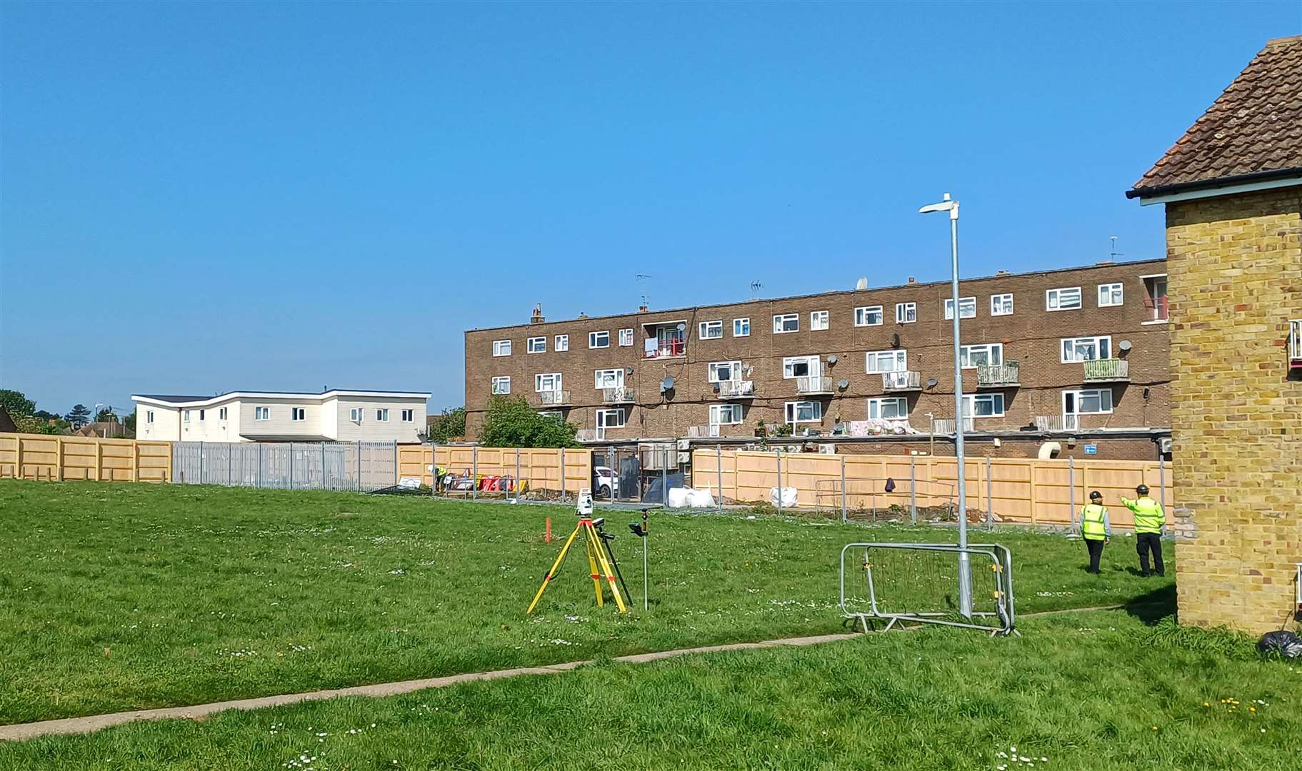 Groundworks have also started on the patches of green space. Picture: Cara Simmonds