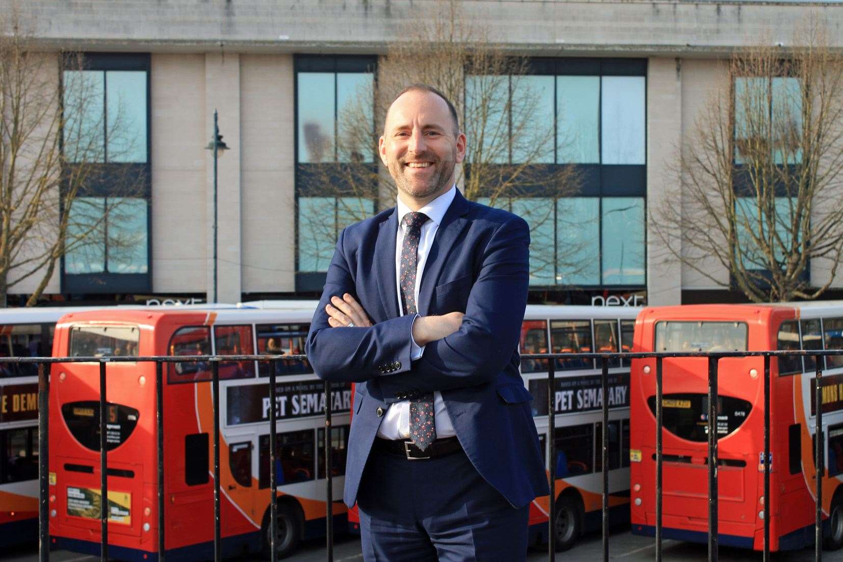 Stagecoach South East’s Managing Director Joel Mitchell