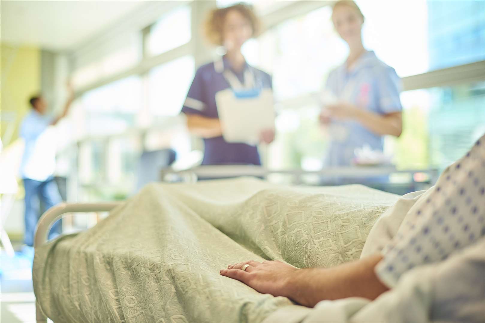 The RCN says a recent poll suggests two thirds of people in England would back nurses going on strike. Image: iStock.