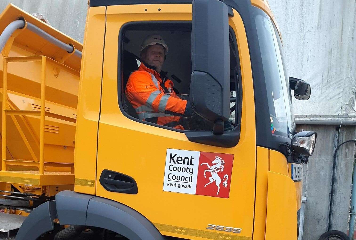 Chris Court has been gritting Kent's roads for almost 25 years.