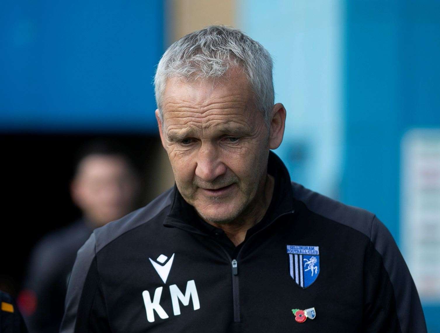 Interim manager Keith Millen took charge again but it wasn’t a good day for Gillingham Picture: @Julian_KPI