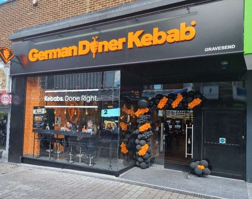 The new German Doner Kebab restaurant in Gravesend. Picture: GDK