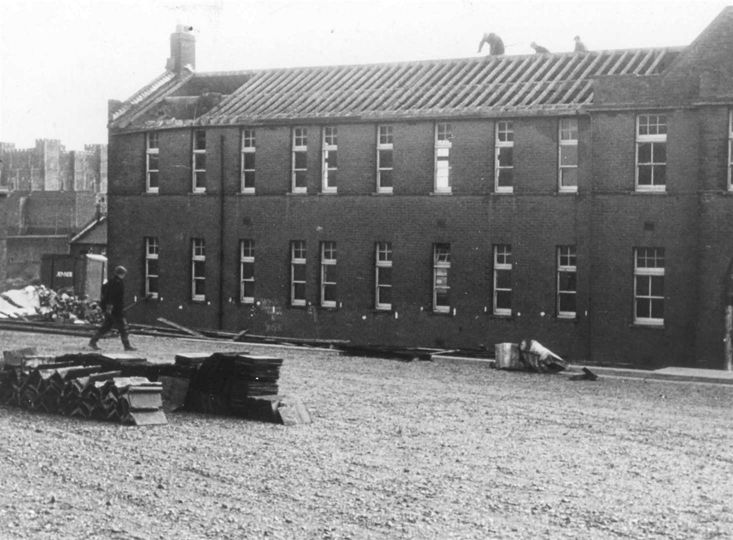 Connaught Barracks in Dover pictured in April 1966
