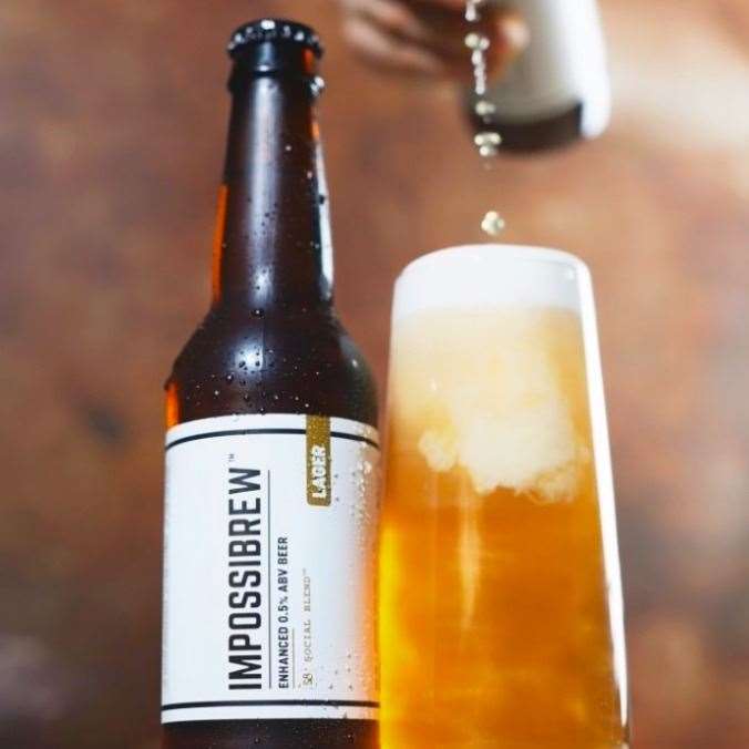 Impossibrew is a non-alcoholic mood-enhancing beer