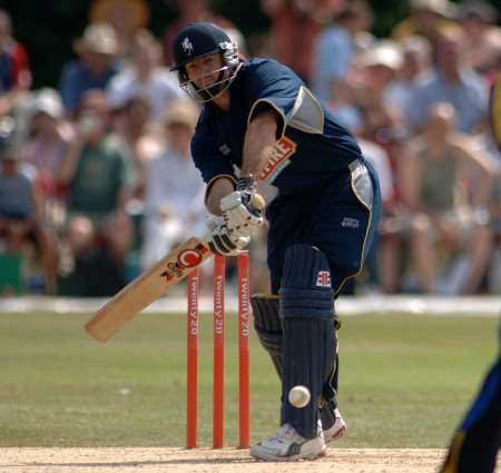 Tyron Henderson top-scored in Kent's win over Hampshire. Picture: BARRY GOODWIN