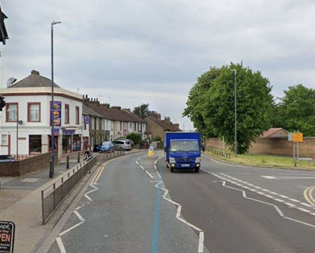 A teen was robbed at knifepoint on Northfleet High Street