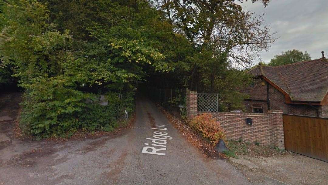 Ridge Lane, Meopham, off Heron Hill. Picture: Google (12423742)