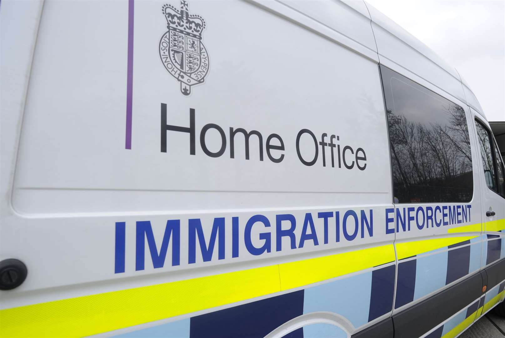 Six people were taken into custody by immigration officers